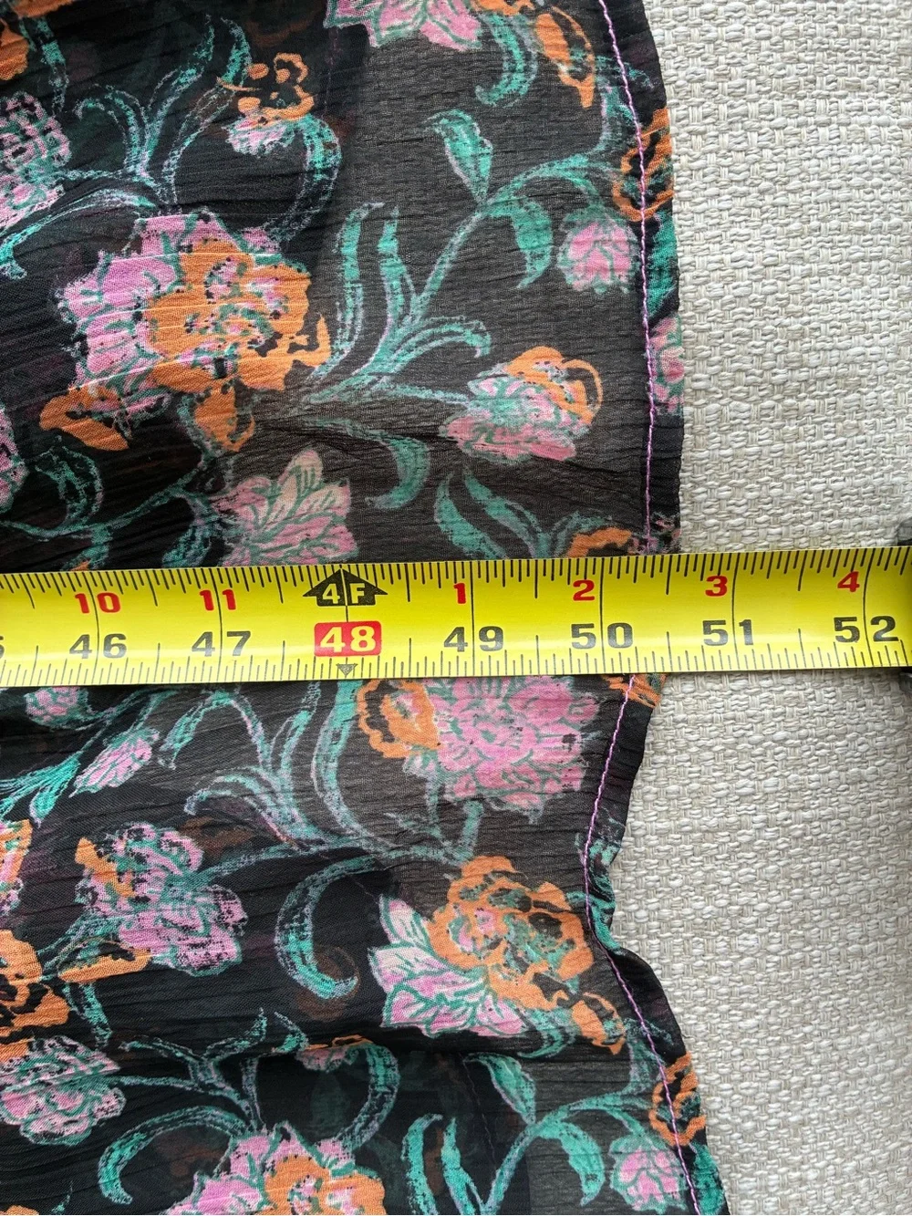Free People Dress Women’s XS See It Through Floral Boho Prairie Maxi